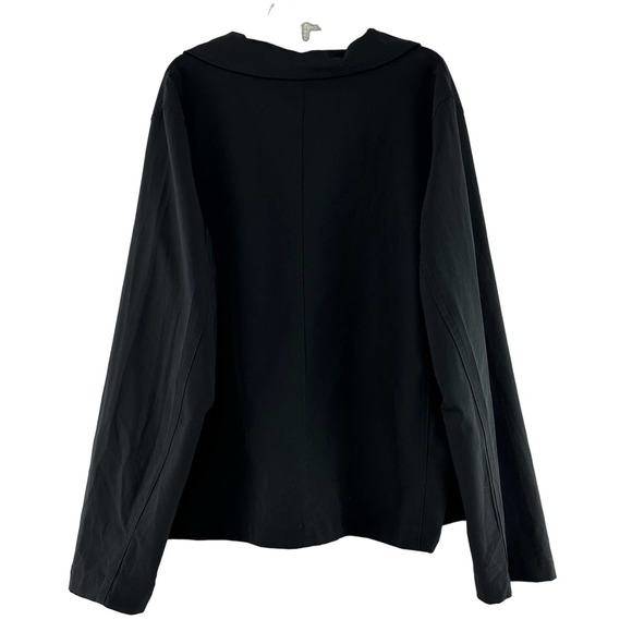 Chicos Lightweight Jacket Womens Size 3 US XL Black Full Zip Pockets Long Sleeve - Picture 2 of 7
